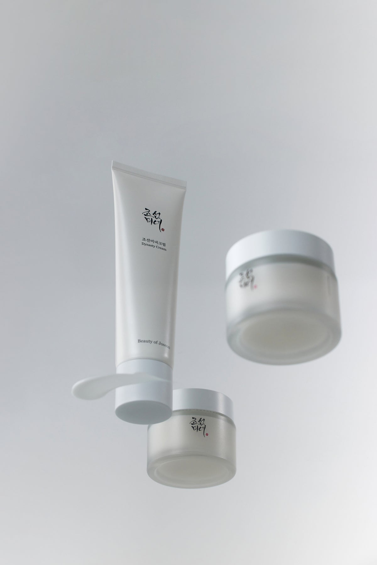 a group of white containers
