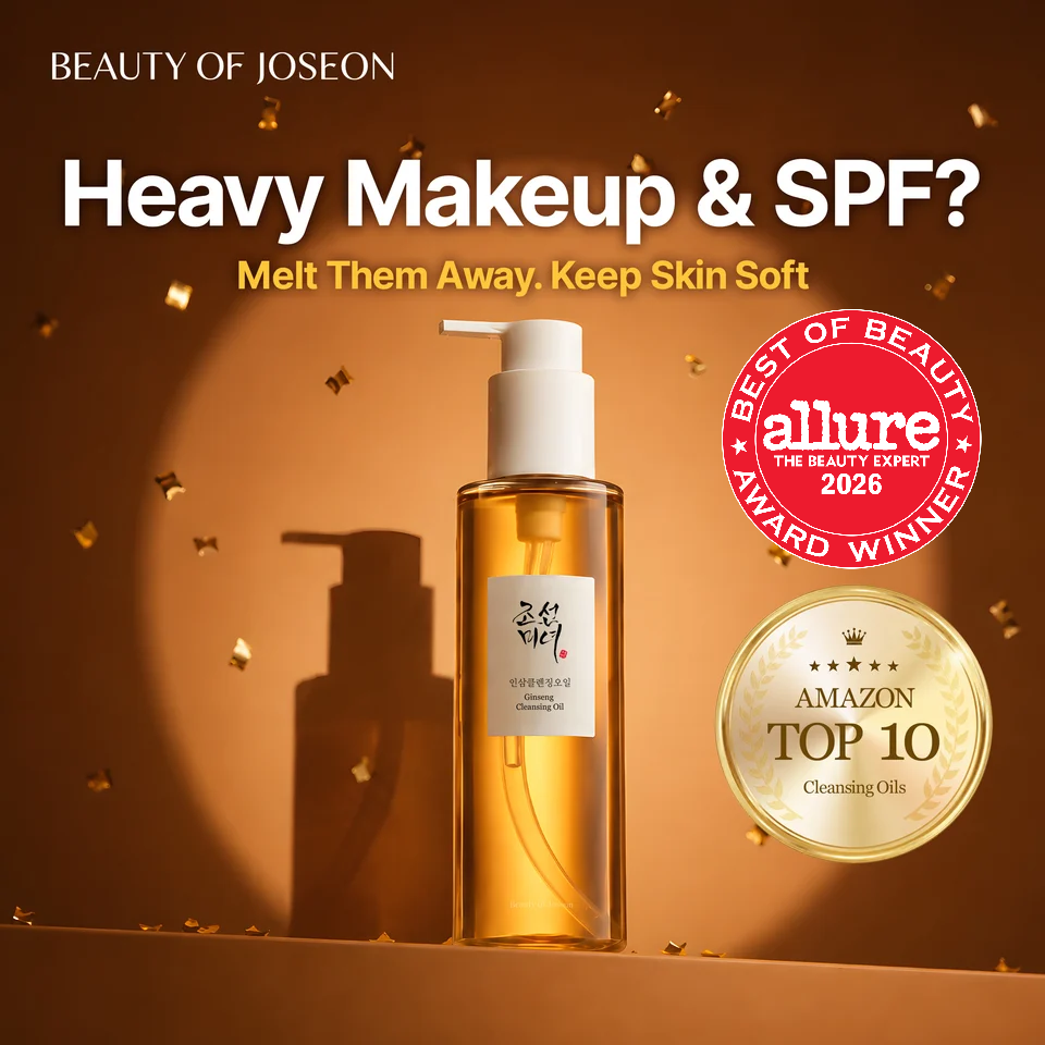 BEAUTY OF JOSEON Ginseng Cleansing Oil - Deep Cleansing, Moisture Barrier Support