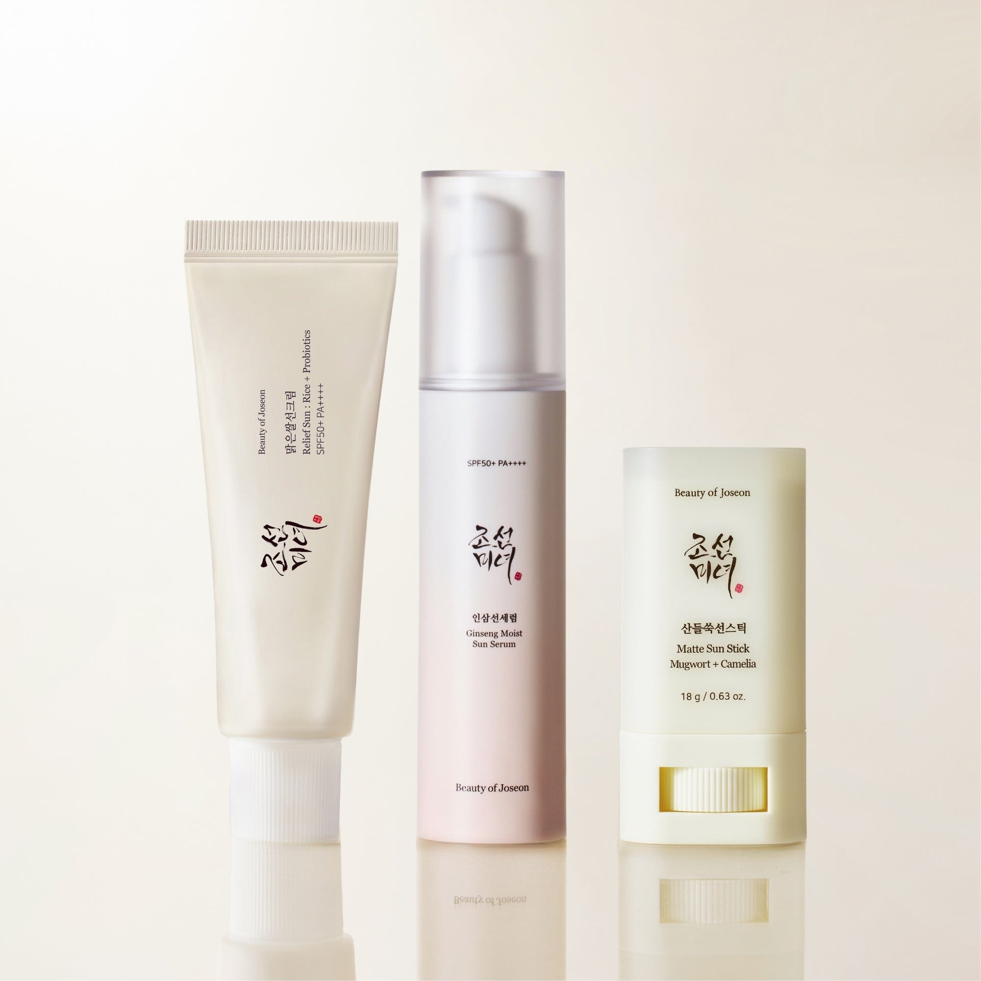 Beauty of Joseon Perfect Hanbang Sun Trio [Relief Sun + Matte Sun Stick + Sun Serum]